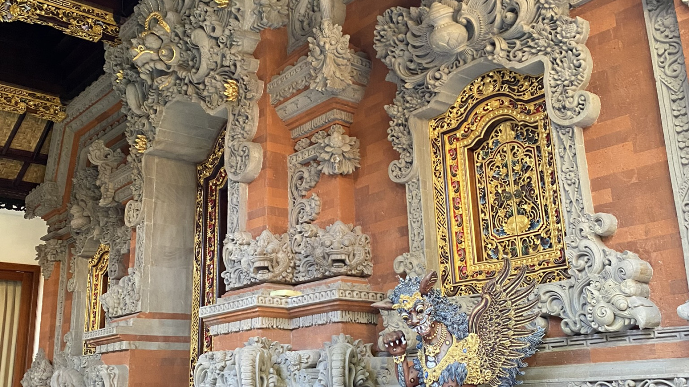 Carving, Religious Institute, Stone Carving, Blue, Architecture. Wallpaper in 1366x768 Resolution