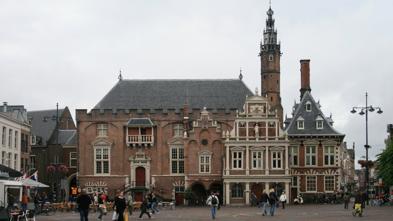 市政厅, 阿姆斯特丹, 城市, 城镇广场, 里程碑 壁纸 1280x720 允许