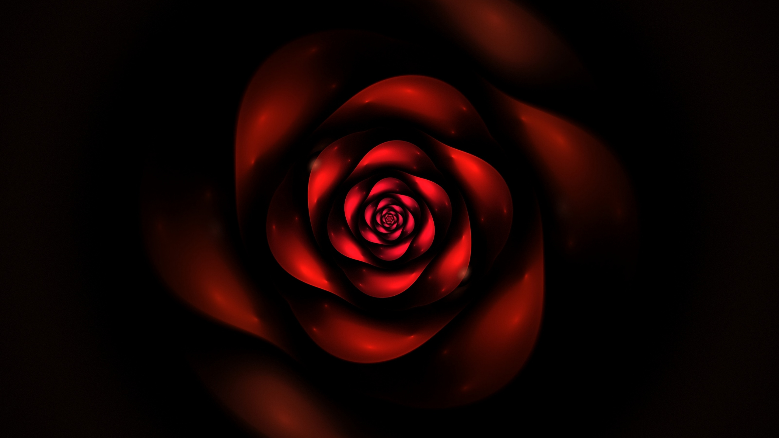 Rote Und Schwarze Abstrakte Abbildung. Wallpaper in 2560x1440 Resolution