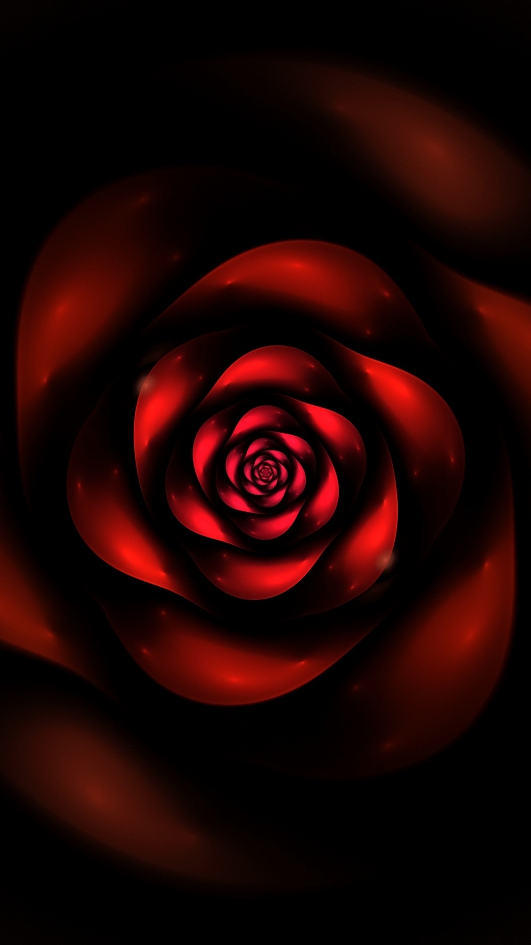 Illustration Abstraite Rouge et Noir. Wallpaper in 1080x1920 Resolution