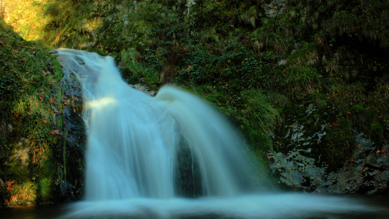 Time Lapse Photography of Waterfalls. Wallpaper in 1280x720 Resolution