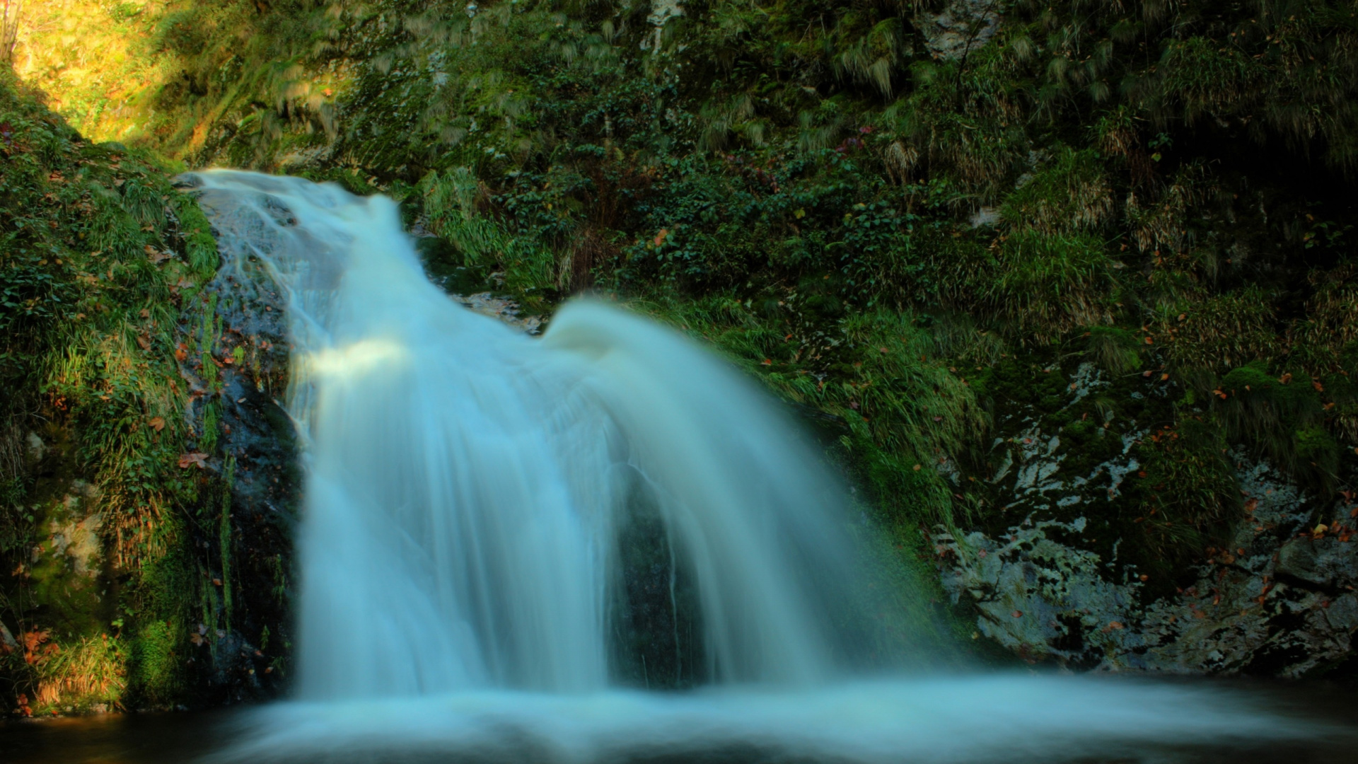 Time Lapse Photography of Waterfalls. Wallpaper in 1920x1080 Resolution
