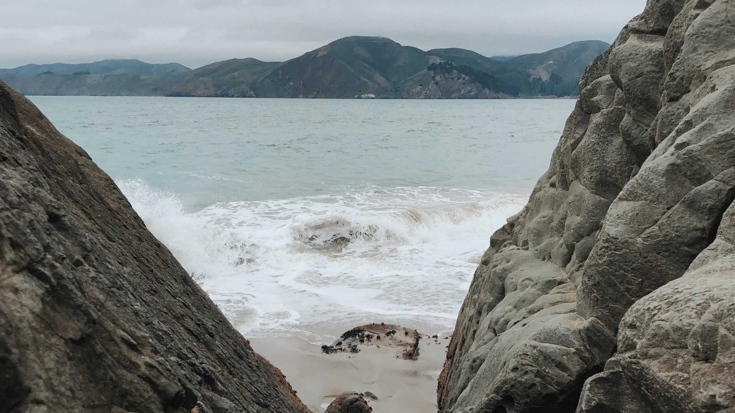 大海, 海角, 海岸, 露头, 高地 壁纸 2560x1440 允许