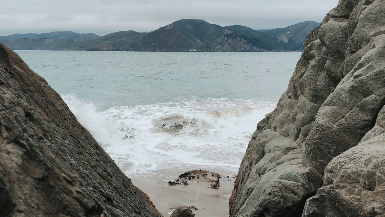 Mar, Agua, Costa, Afloramiento, Highland. Wallpaper in 1280x720 Resolution