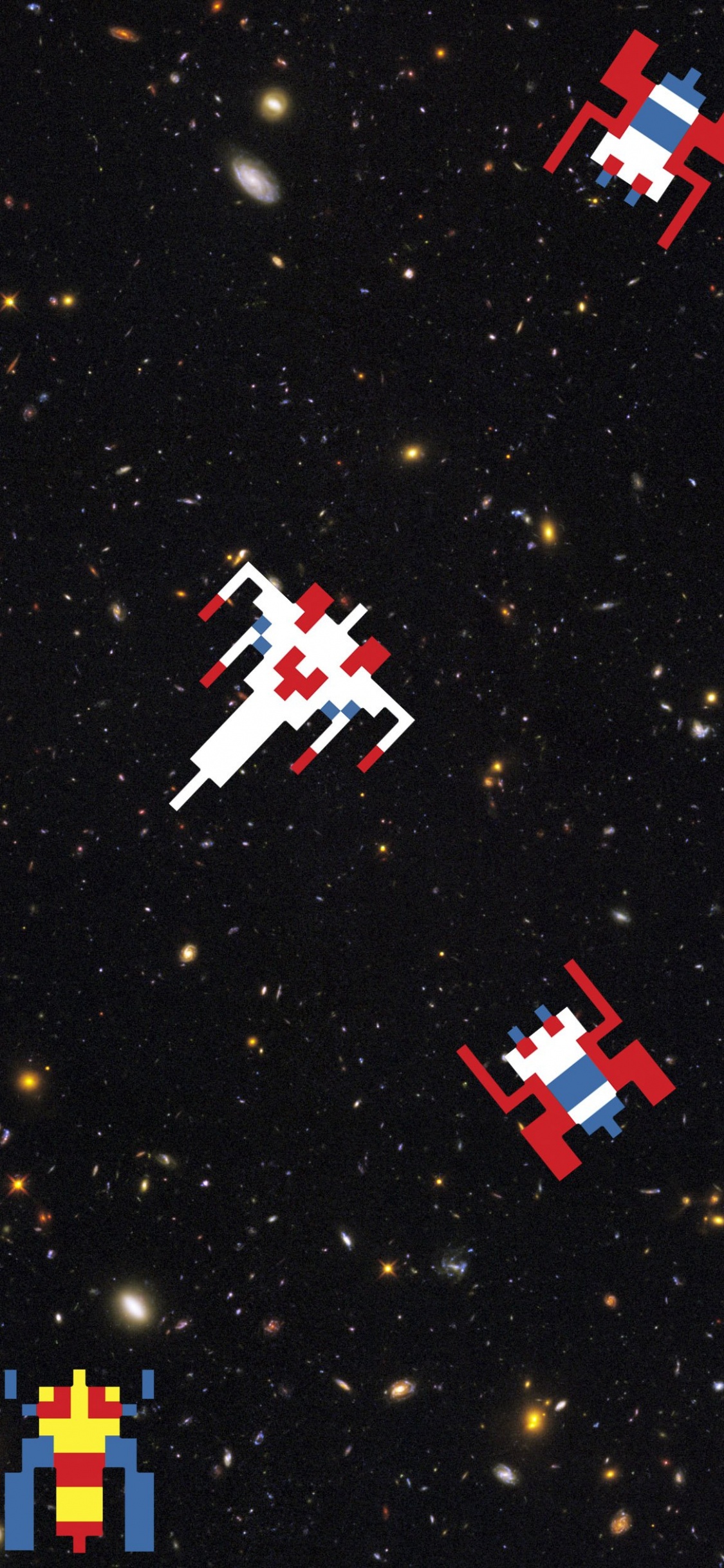 Science-fiction, Nacht, Raum, Games, Himmel. Wallpaper in 1125x2436 Resolution