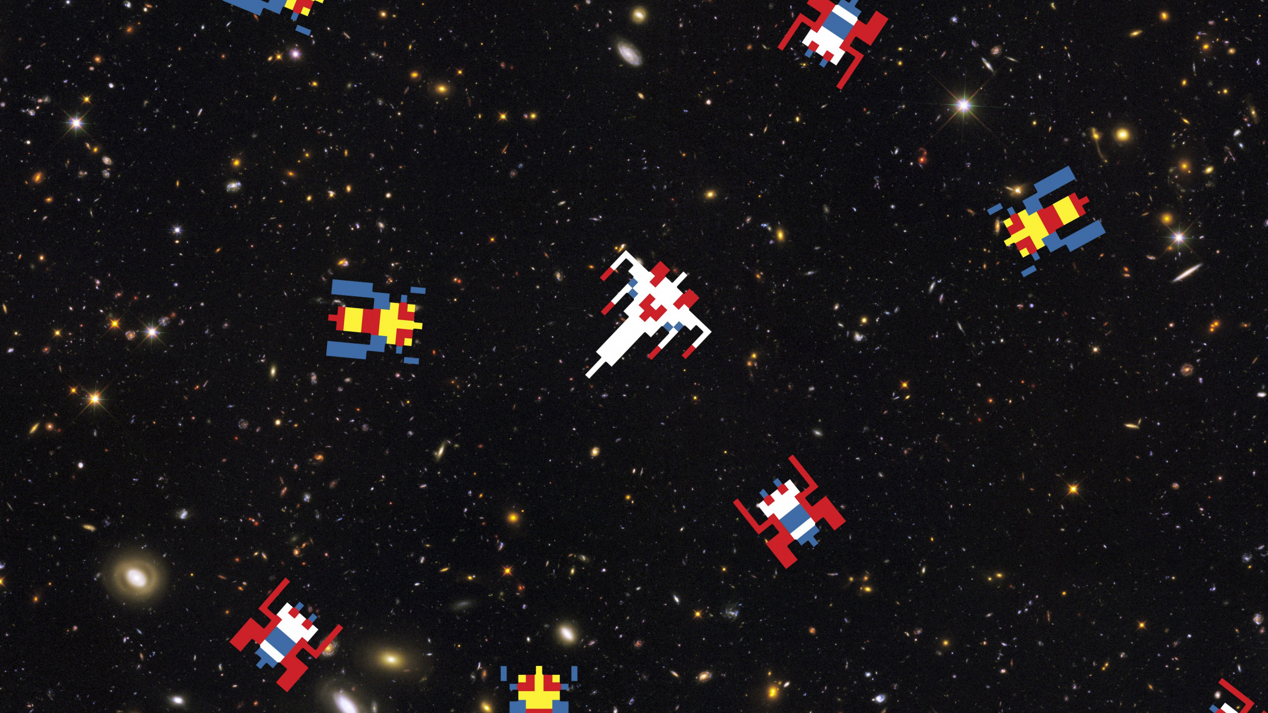 Science-fiction, Nacht, Raum, Games, Himmel. Wallpaper in 2560x1440 Resolution