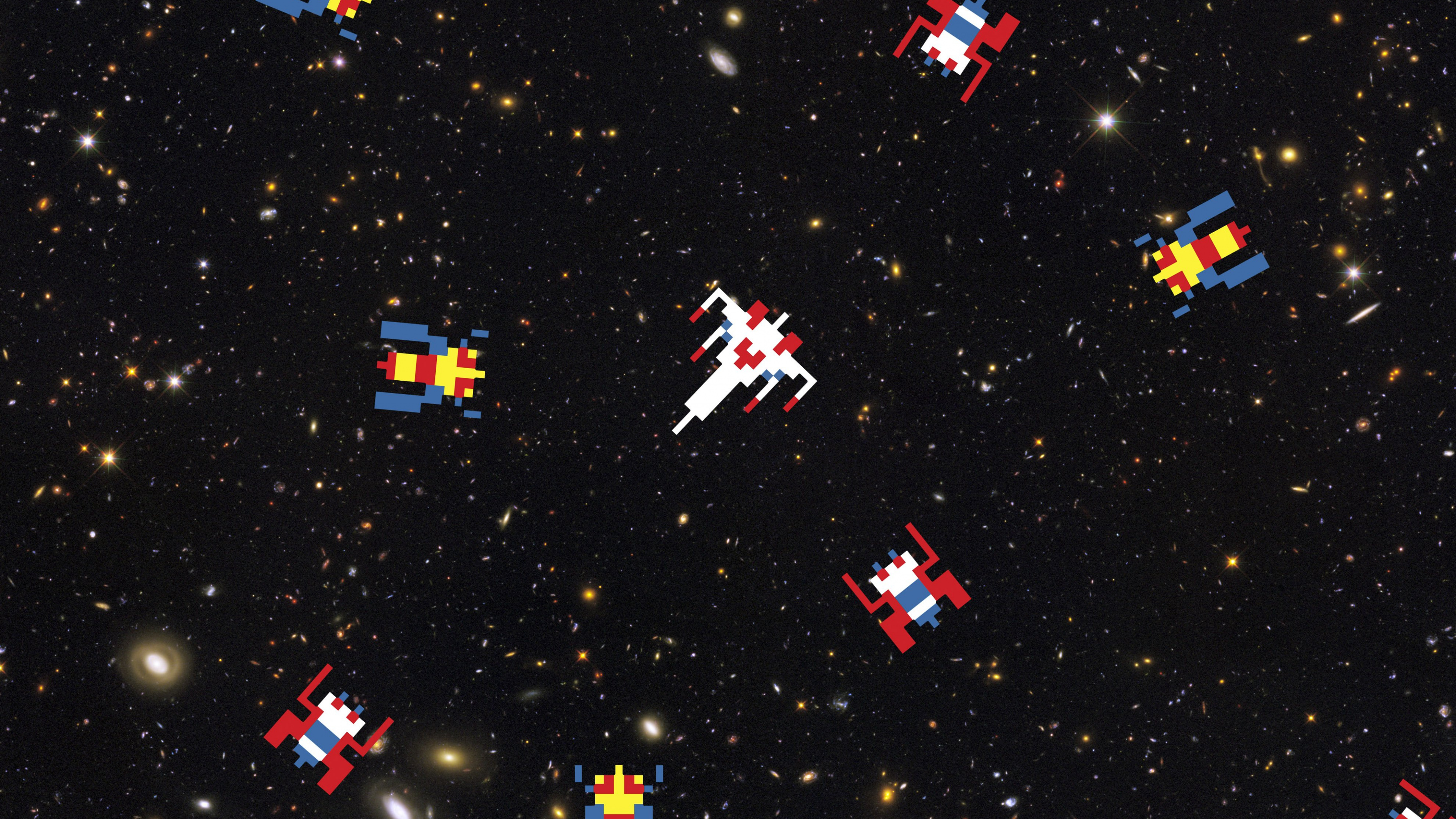 Science Fiction, Night, Space, Games, Sky. Wallpaper in 3840x2160 Resolution