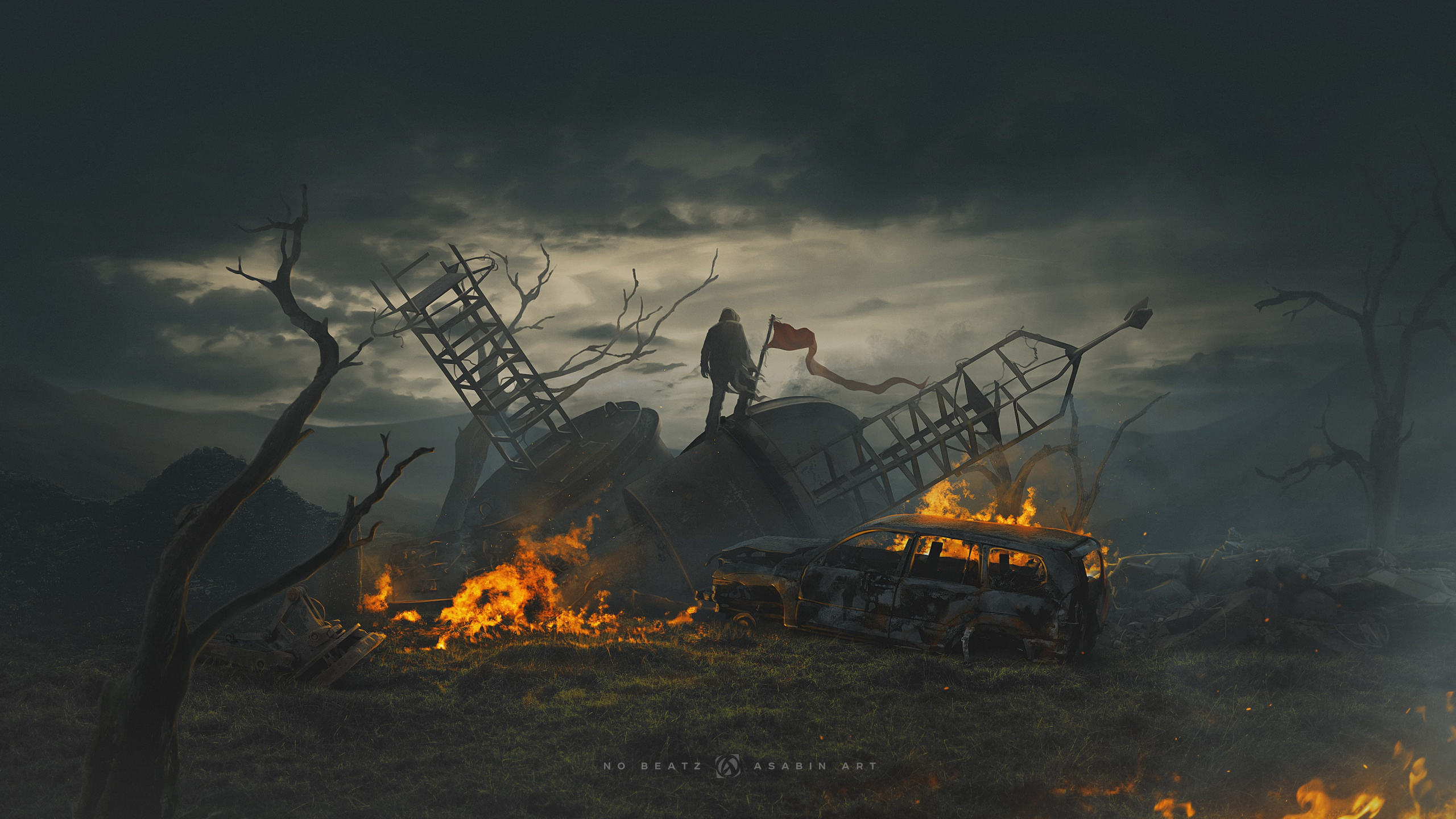 Max Asabin la Última Frontera, Arte, Arte Digital, Video Arte, Artista. Wallpaper in 2560x1440 Resolution