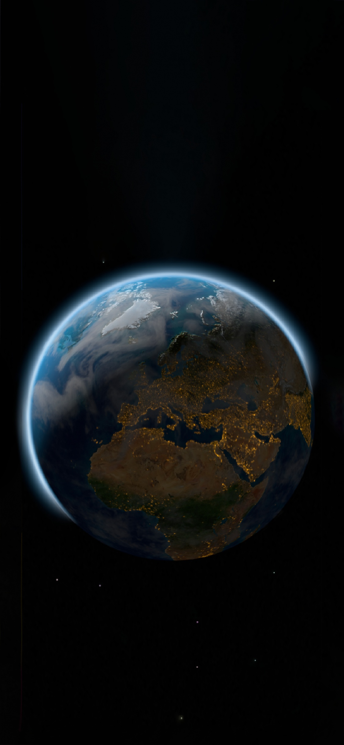 Atmosphäre, Erde, Astronomisches Objekt, Wissenschaft, Kreis. Wallpaper in 1125x2436 Resolution