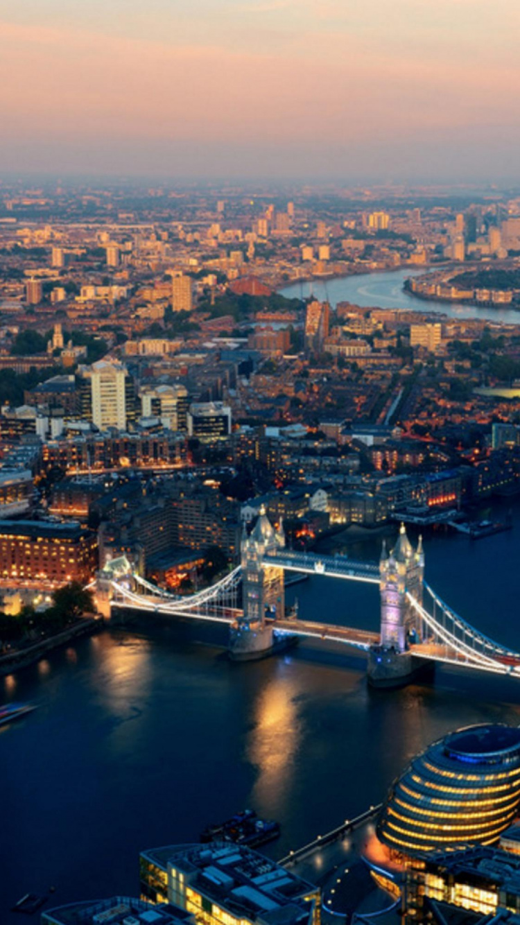 Aerial View of City Buildings During Daytime. Wallpaper in 750x1334 Resolution