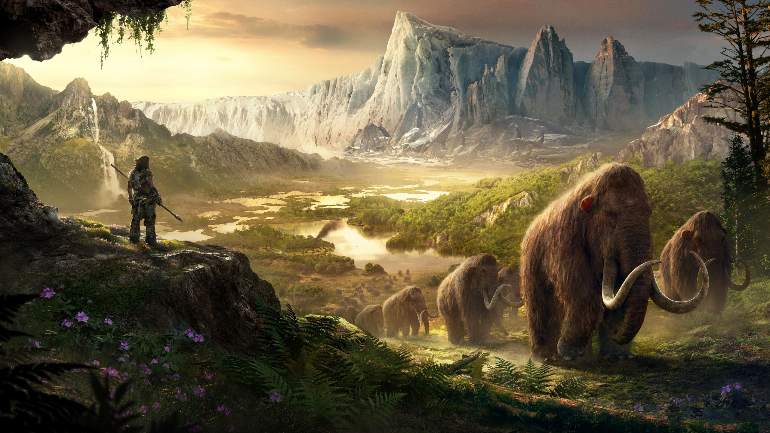 Far Cry Primal, Far Cry 4, Far Cry, Ubisoft, Playstation 4. Wallpaper in 2560x1440 Resolution