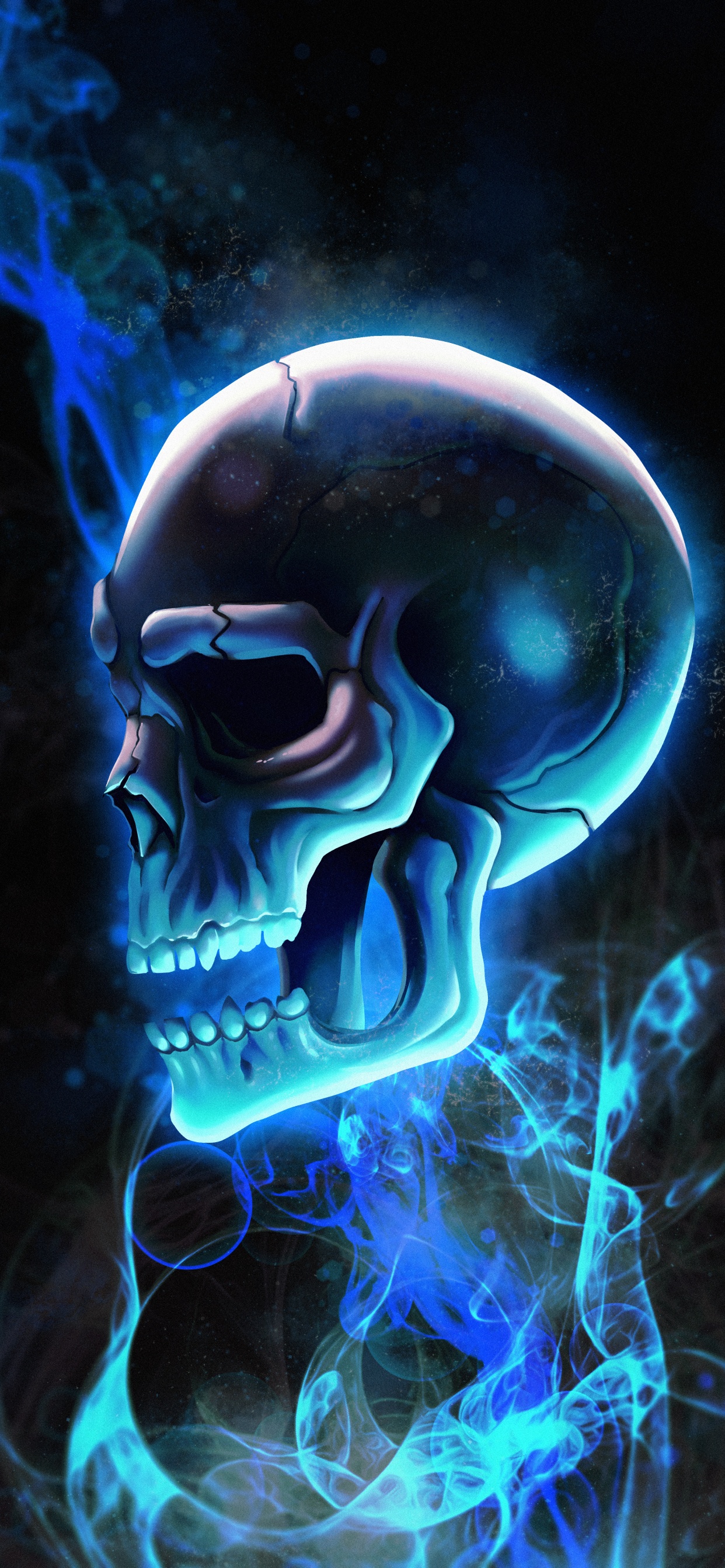 Dope Skull, Skull Art, Jaw, Art, Bone. Wallpaper in 1242x2688 Resolution
