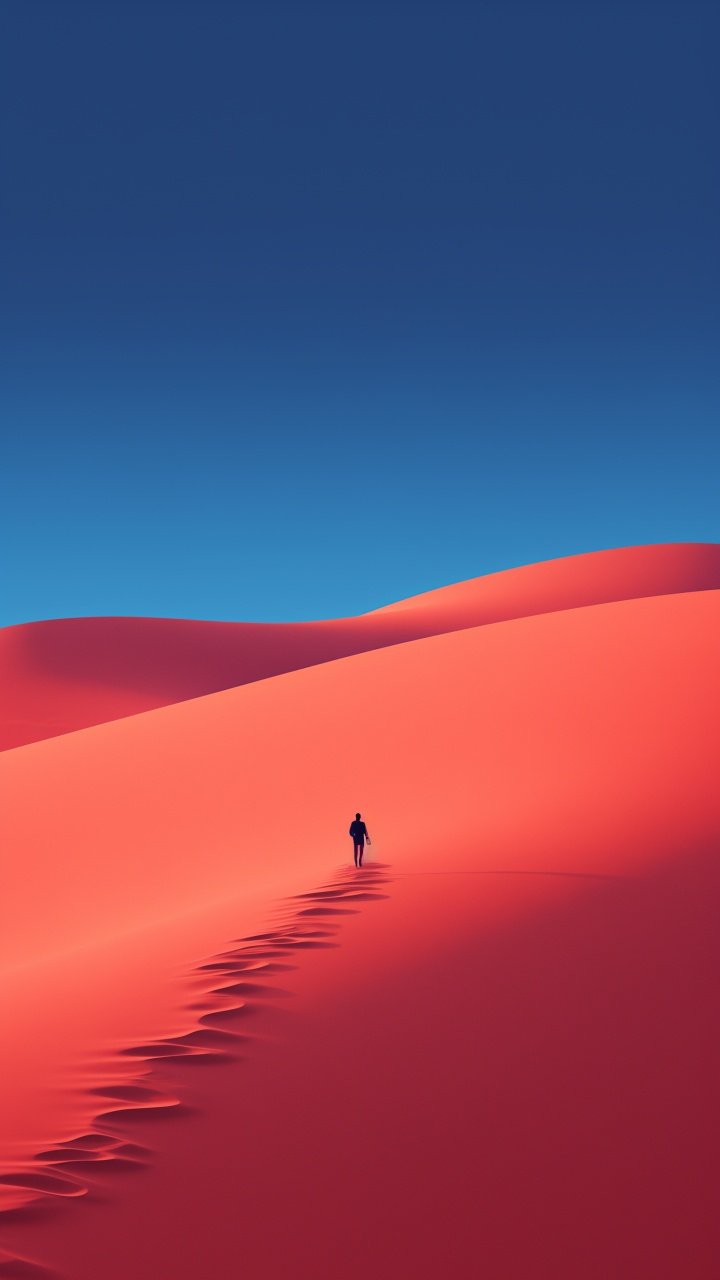 Man, Natural Environment, Slope, Natural Landscape, Landscape. Wallpaper in 720x1280 Resolution