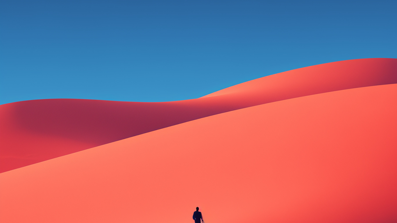 Mensch, Natürlichen Umgebung, Piste, Naturlandschaft, Äolische Landform. Wallpaper in 1366x768 Resolution