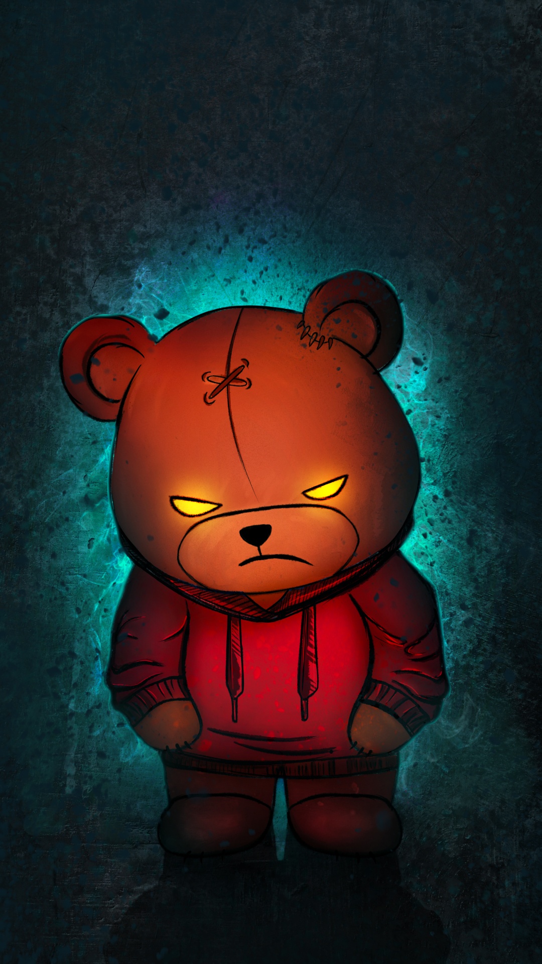 Dope-Bär, Bears, Teddybär, Stofftier, Braunbär. Wallpaper in 1080x1920 Resolution