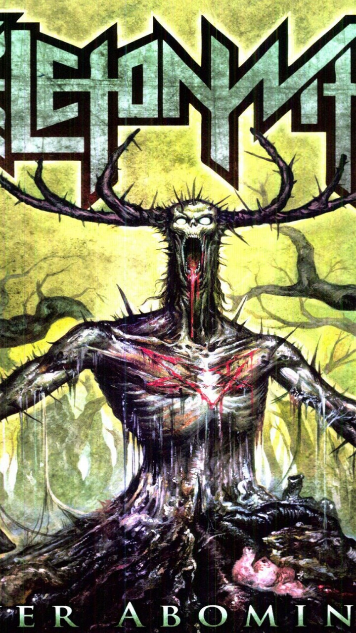 Skeletonwitch, Forever Abomination, Album, Demon, Tree. Wallpaper in 720x1280 Resolution