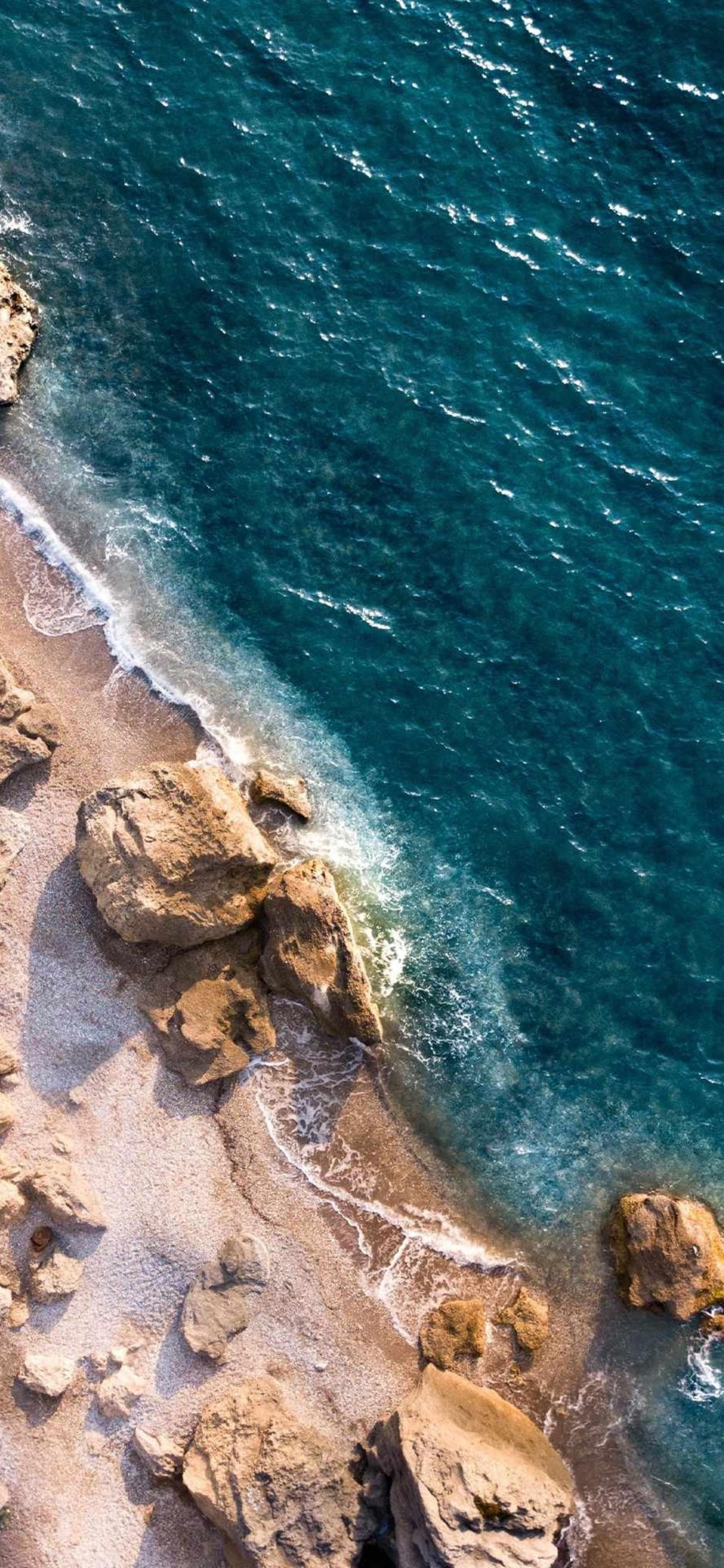 海岸, 大海, 海角, 水资源, Azure 壁纸 1242x2688 允许