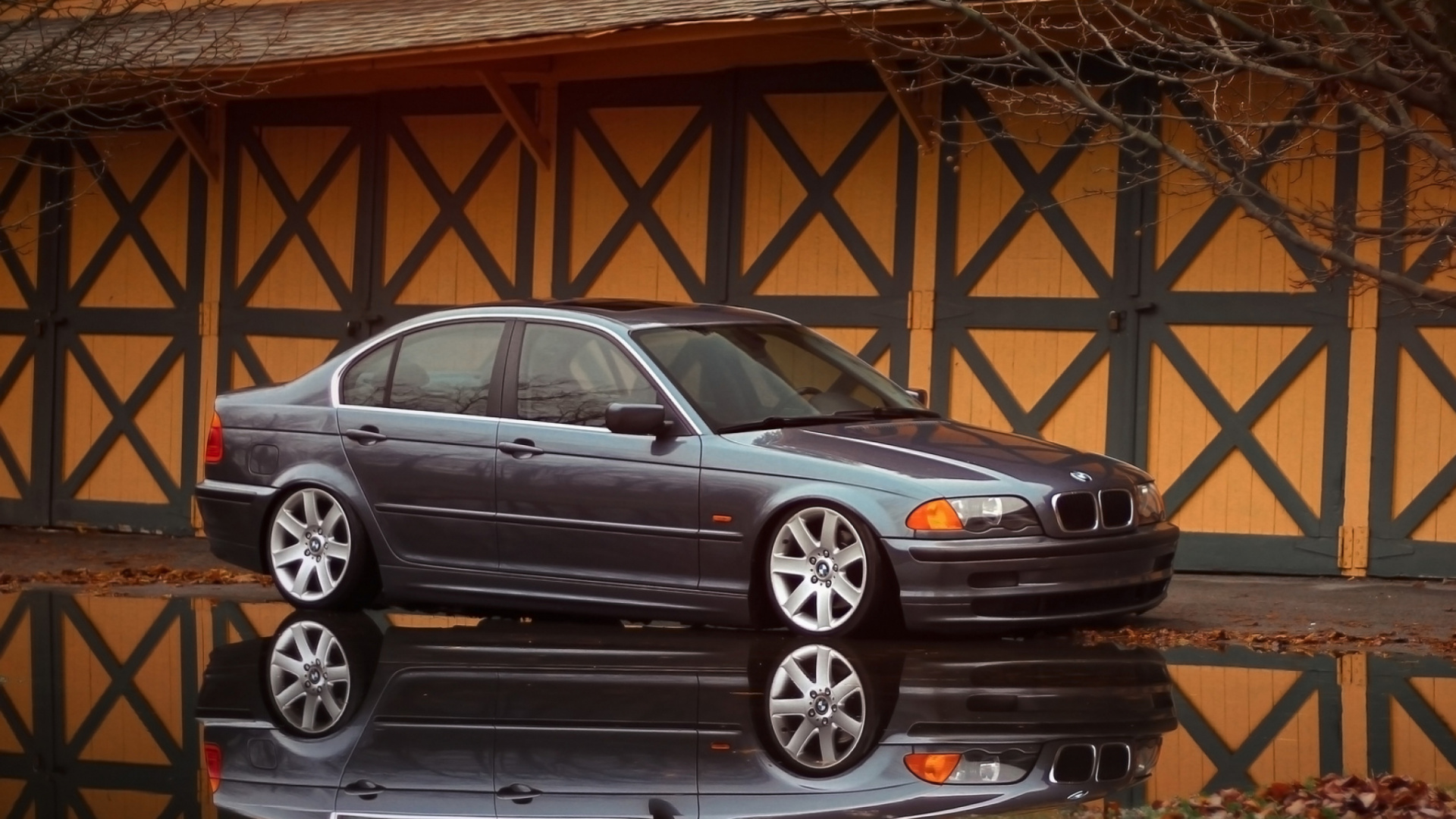 Negro Bmw m 3 Coupe. Wallpaper in 1920x1080 Resolution