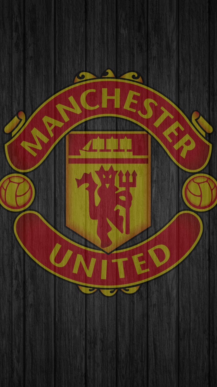 Manchester United, Logo, Manchester United f c, Emblem, Crest. Wallpaper in 720x1280 Resolution