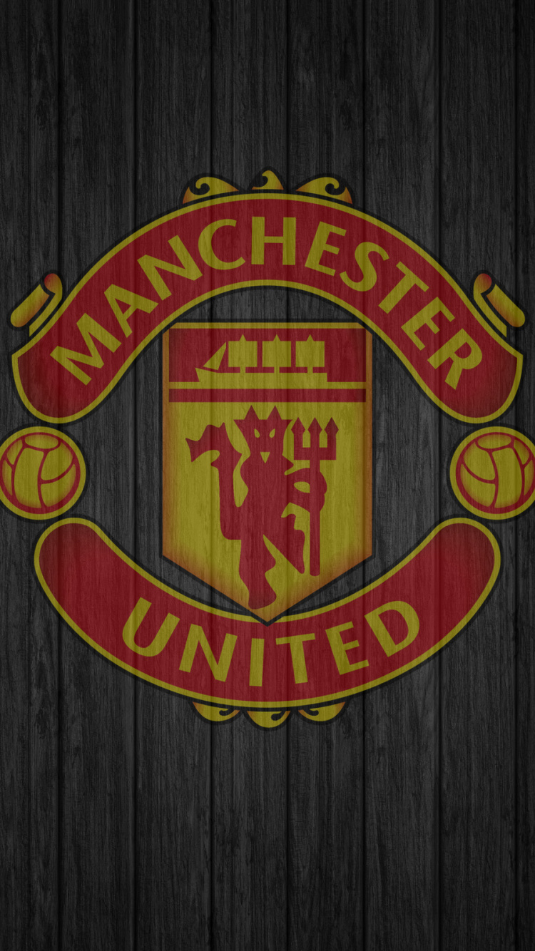 Manchester United, Firmenzeichen, Manchester United f c, Emblem, Crest. Wallpaper in 750x1334 Resolution