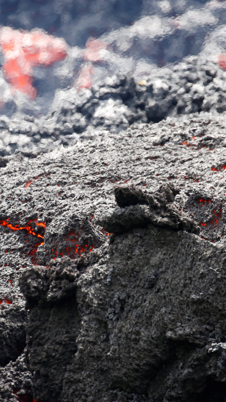 Black and White Rocky Mountain Under White Cloudy Sky During Daytime. Wallpaper in 750x1334 Resolution