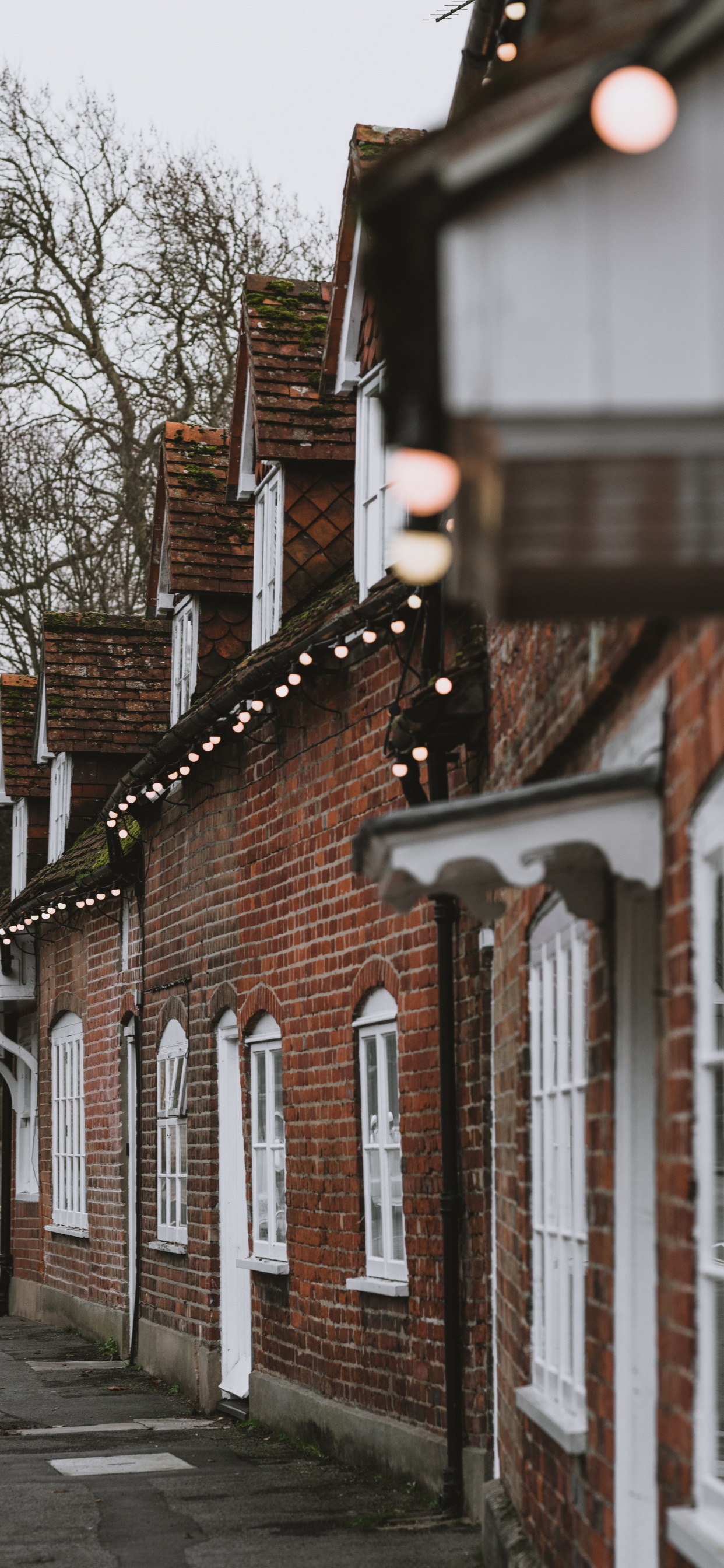 Brown and White Wooden House Near Trees During Daytime. Wallpaper in 1242x2688 Resolution