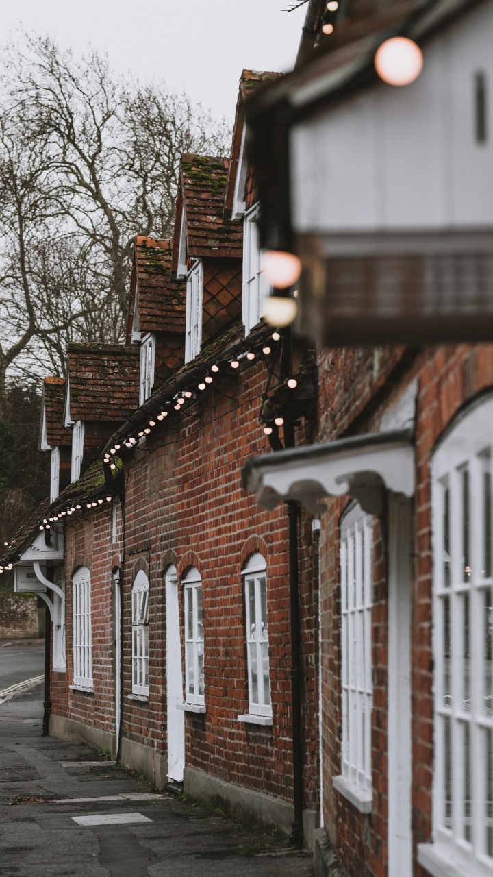 Brown and White Wooden House Near Trees During Daytime. Wallpaper in 720x1280 Resolution