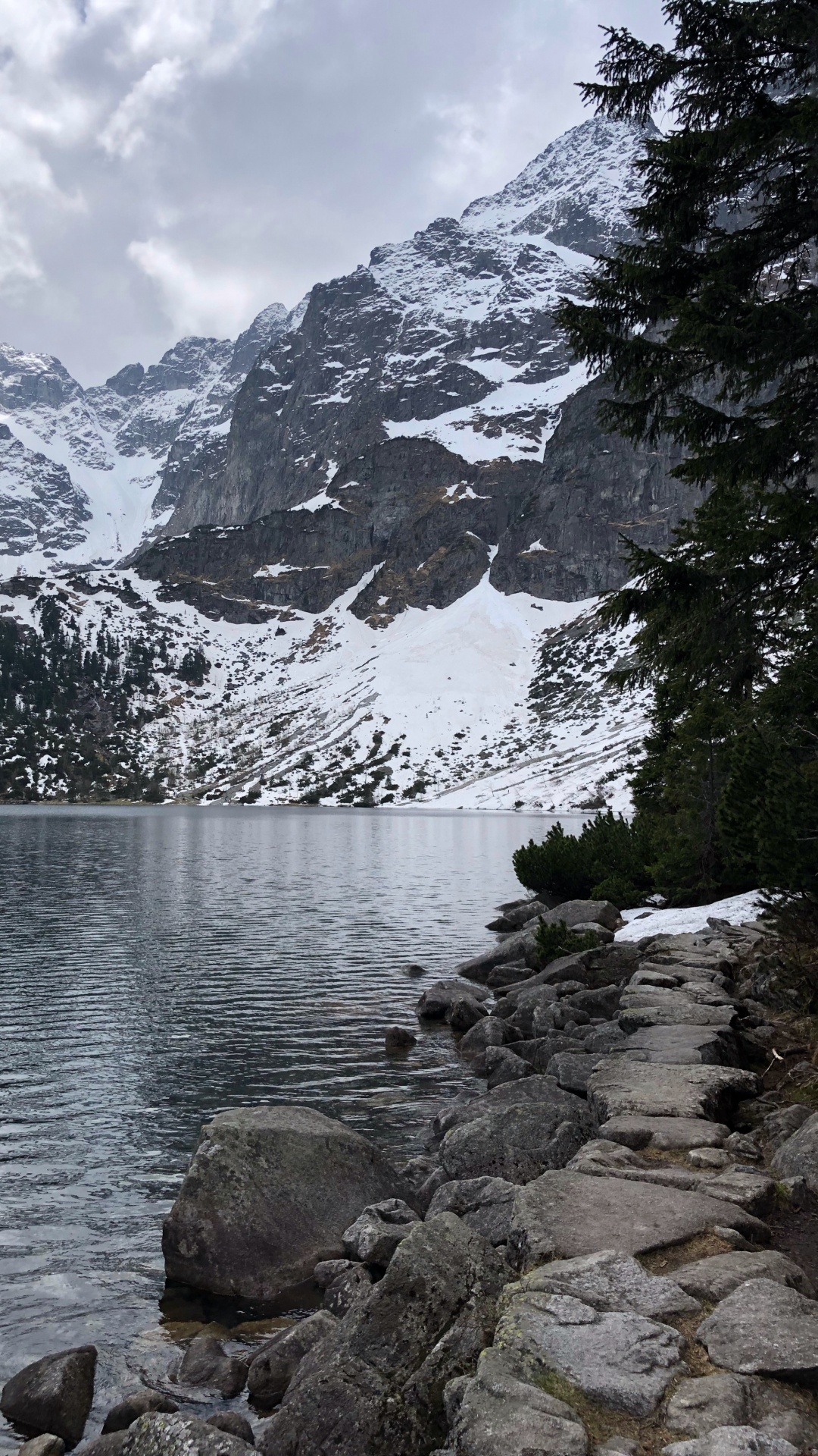 Morskie Oko, Mountainous Landforms, Mountain Range, Highland, Mountain. Wallpaper in 1080x1920 Resolution