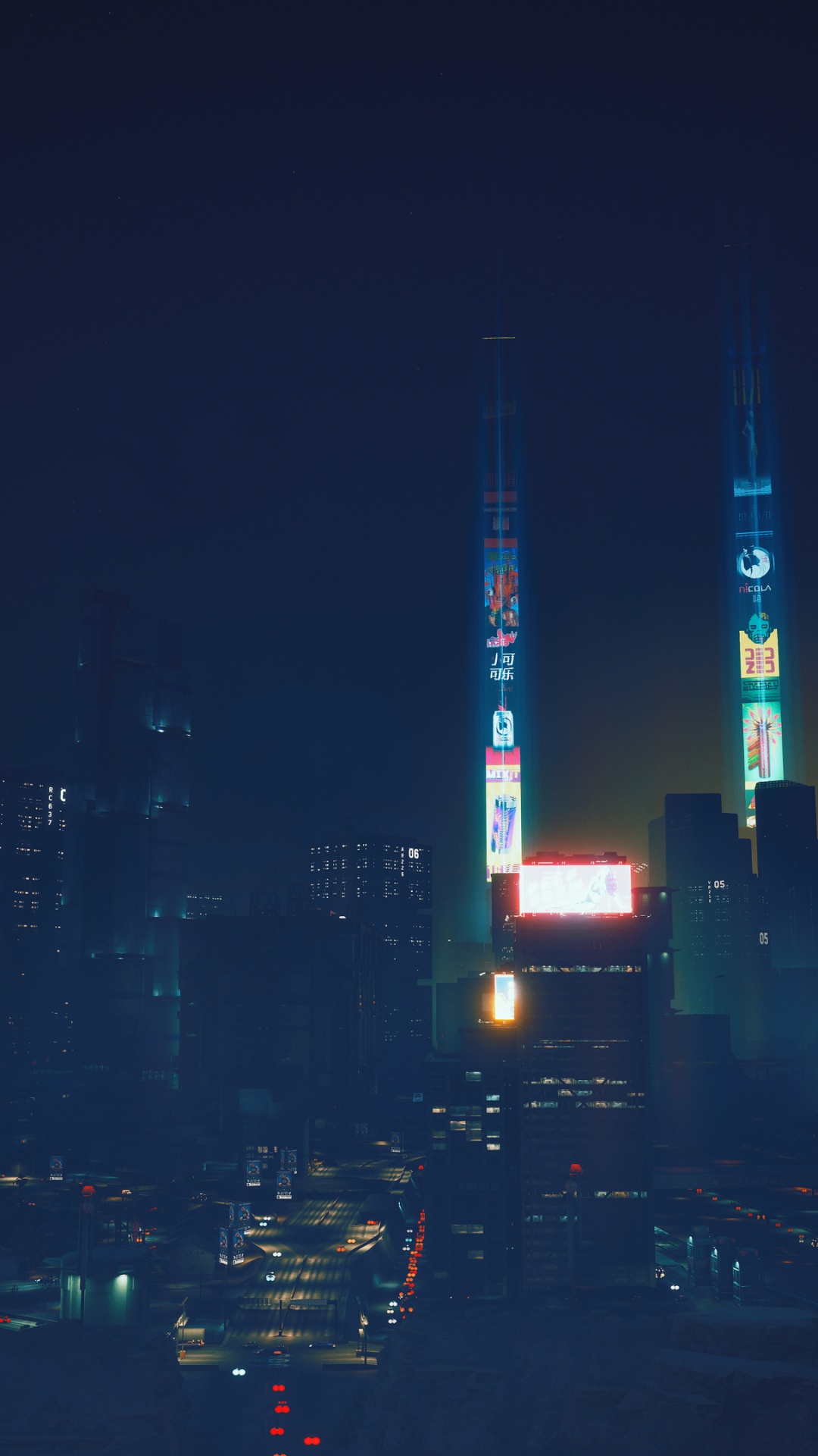 Night, City, Urban Area, Metropolis, Electricity. Wallpaper in 1080x1920 Resolution