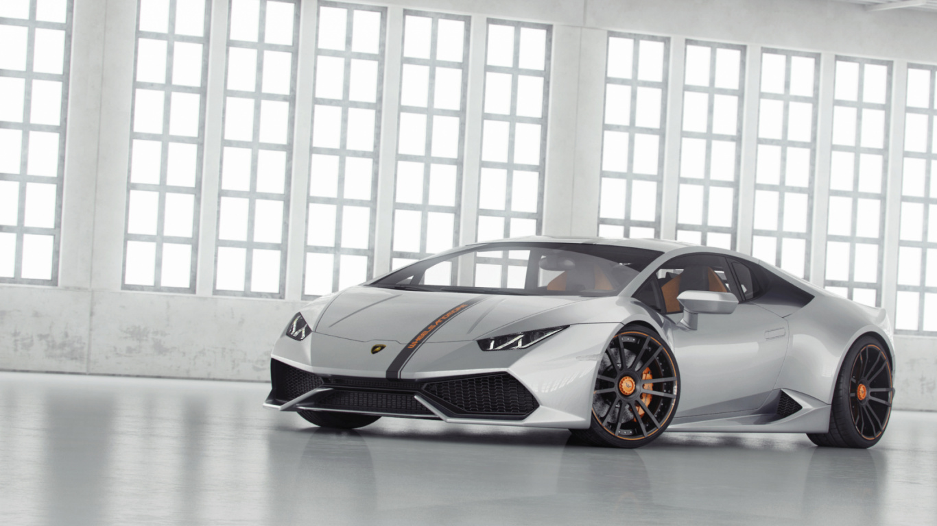 White and Black Porsche 911 Parked in Front of White Concrete Building. Wallpaper in 1366x768 Resolution