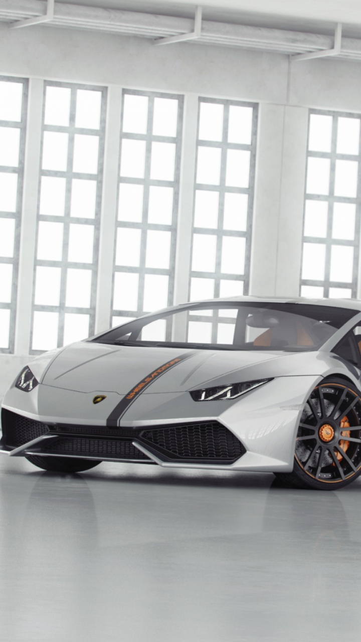 White and Black Porsche 911 Parked in Front of White Concrete Building. Wallpaper in 720x1280 Resolution