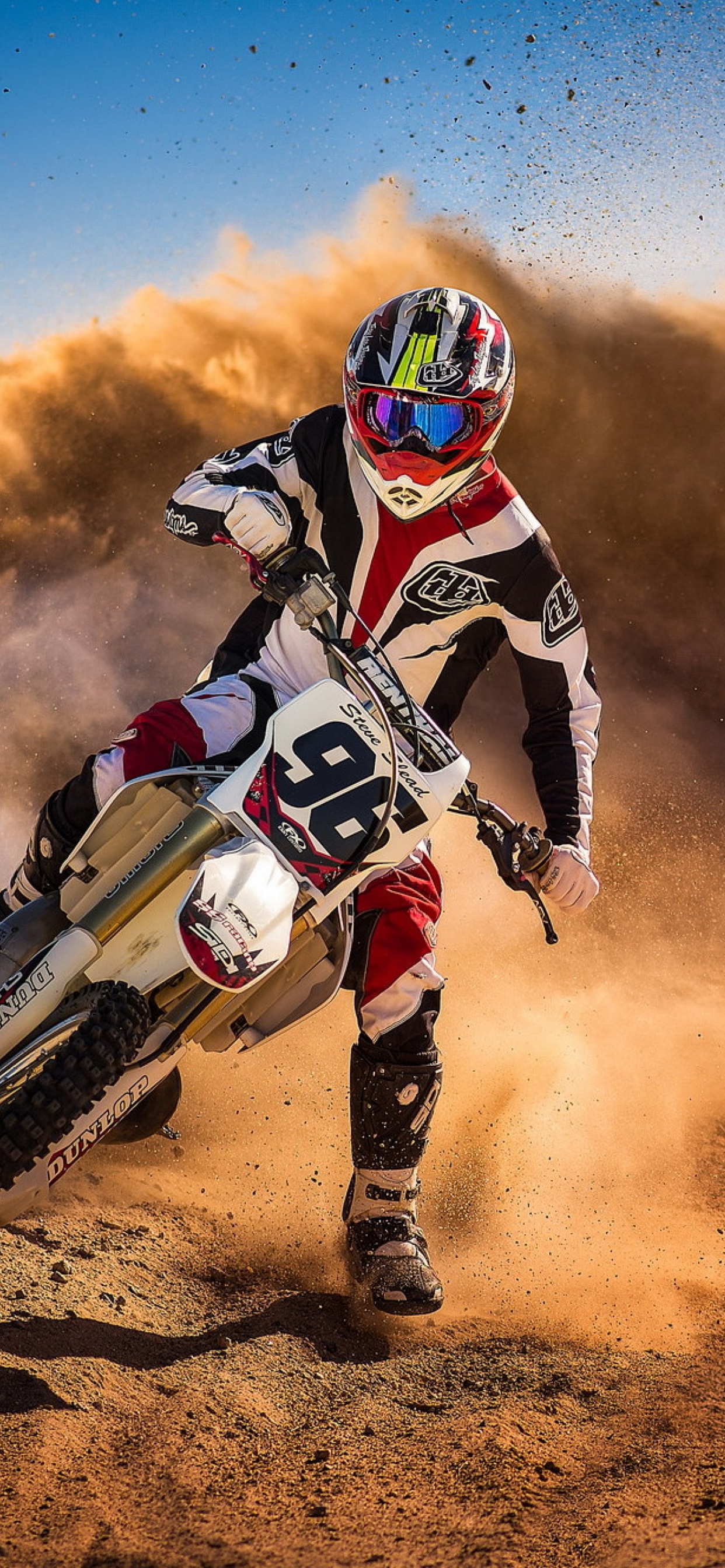 Motocross, Dirt Bike, Ktm, Off Road Racing, Moto Tout-terrain. Wallpaper in 1242x2688 Resolution