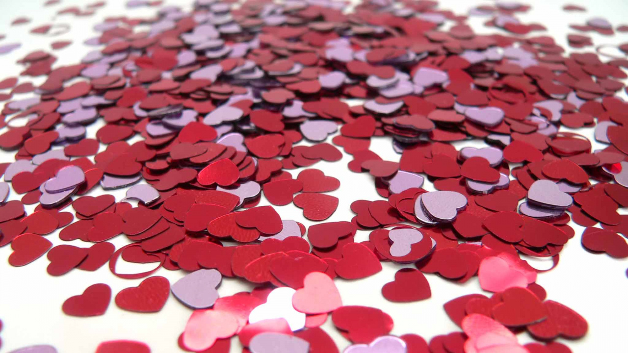 Valentinstag Herz, Valentines Tag, Herzen, Blütenblatt, Vektor-Grafiken. Wallpaper in 1280x720 Resolution