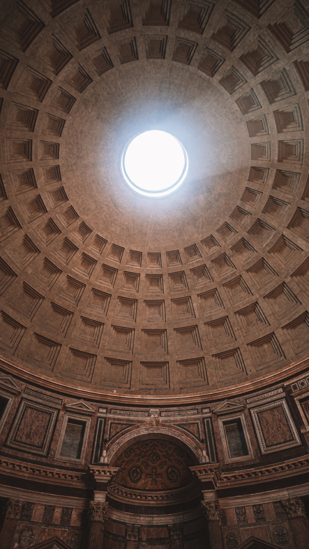 Brown and White Dome Ceiling. Wallpaper in 1080x1920 Resolution