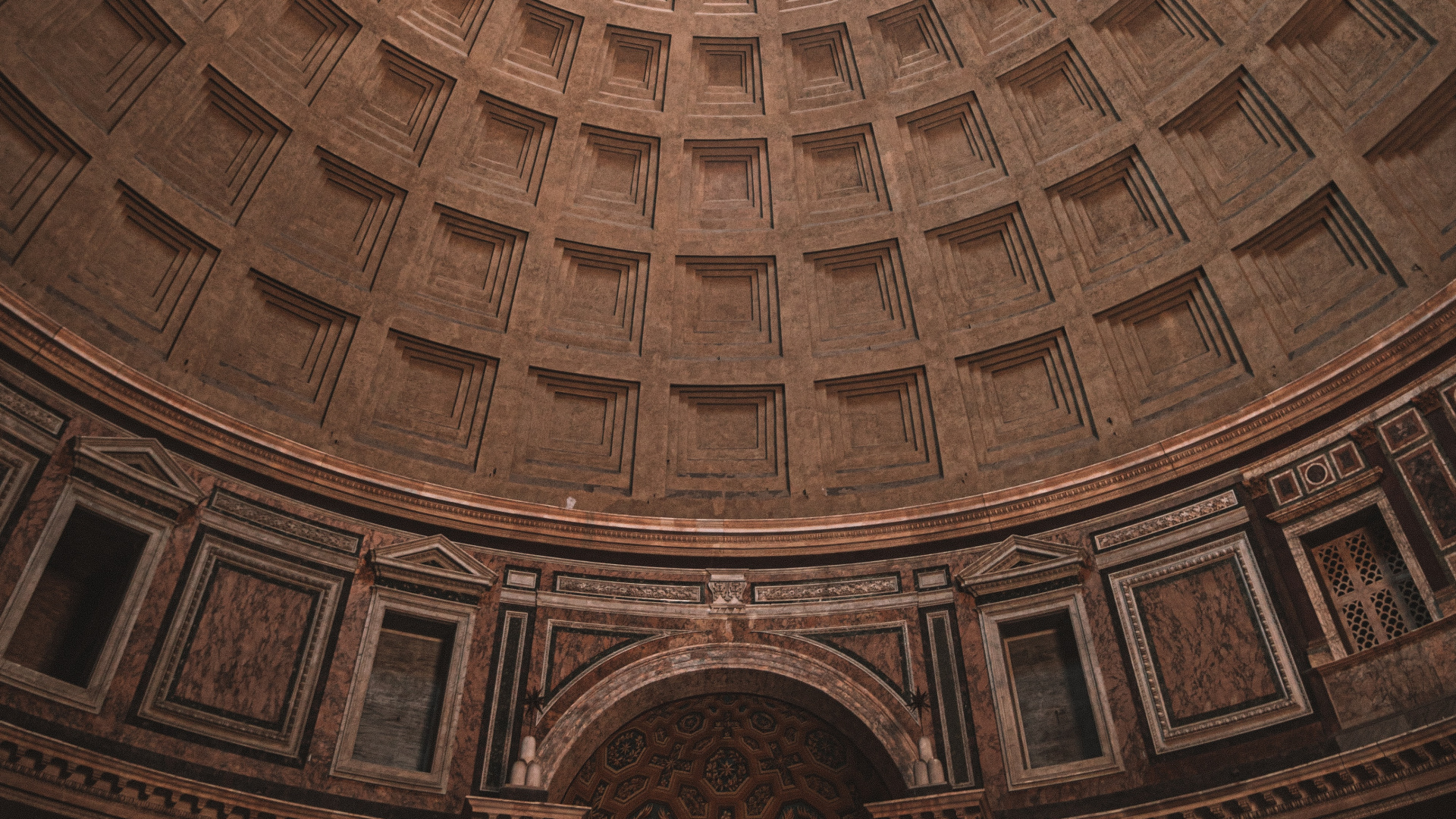 Brown and White Dome Ceiling. Wallpaper in 1920x1080 Resolution