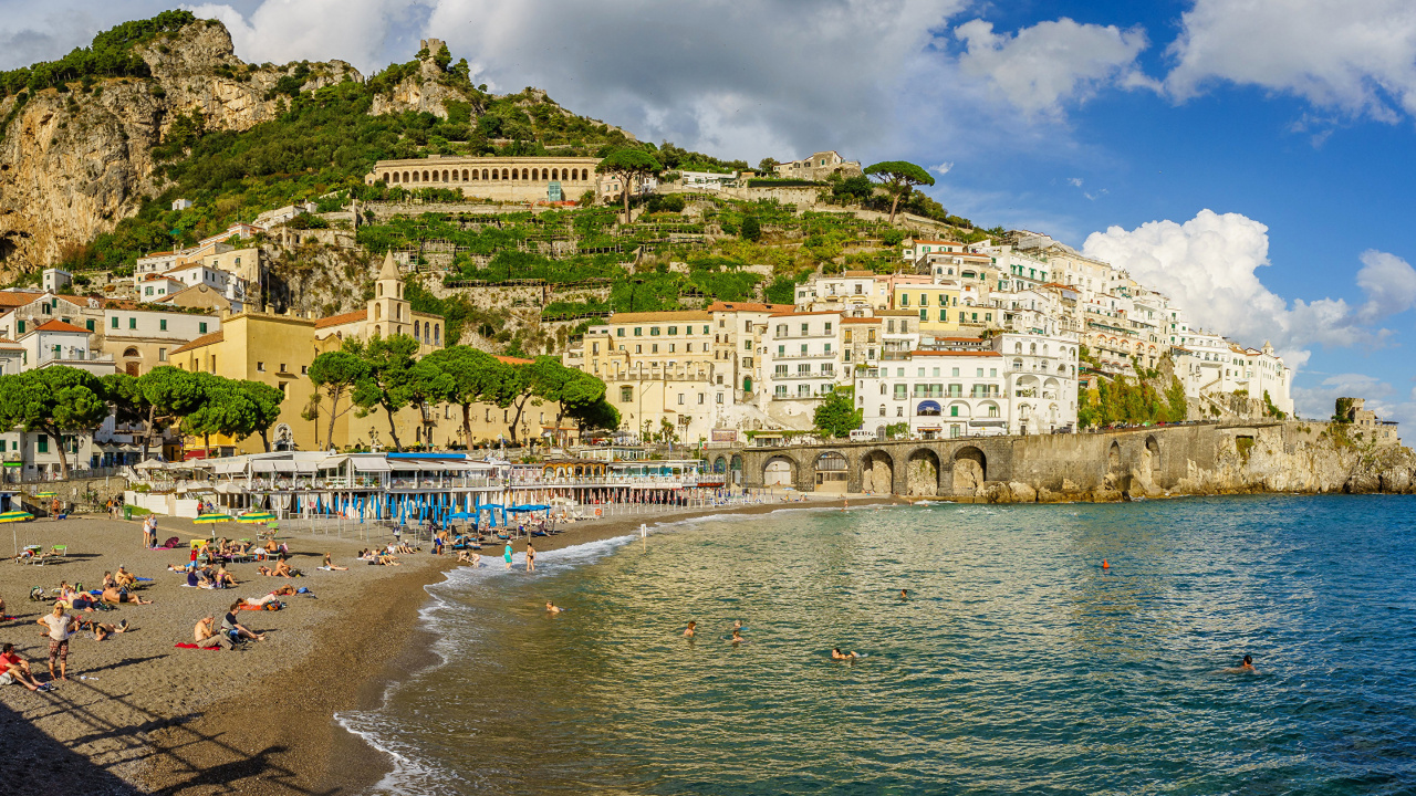People on Beach During Daytime. Wallpaper in 1280x720 Resolution