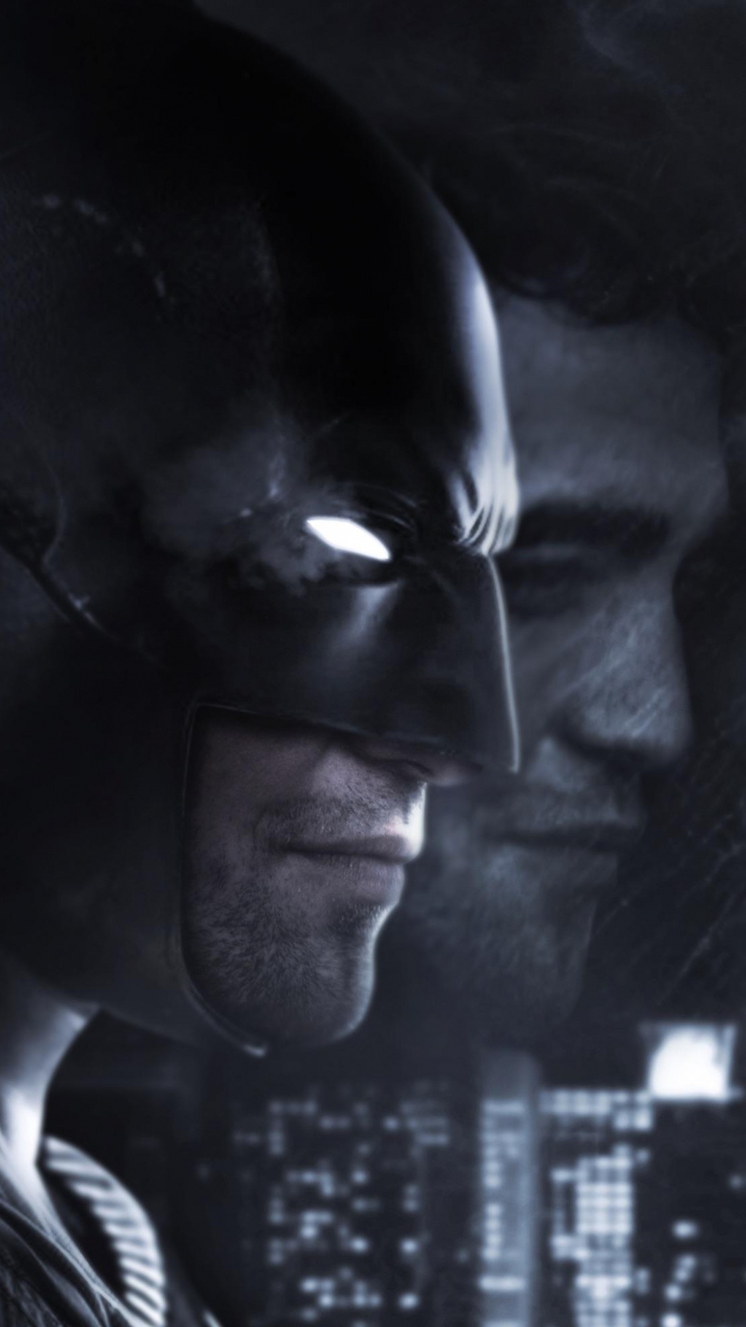 Mann in Schwarzem Rundhalshemd Mit Schwarzer Sonnenbrille. Wallpaper in 1080x1920 Resolution