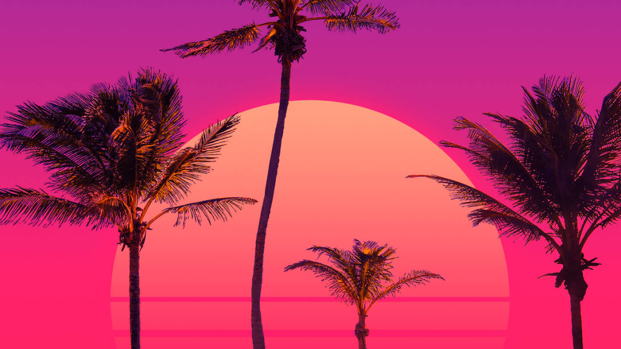 Lienzo, Arte, Cartel, Crear, Afterglow. Wallpaper in 1280x720 Resolution