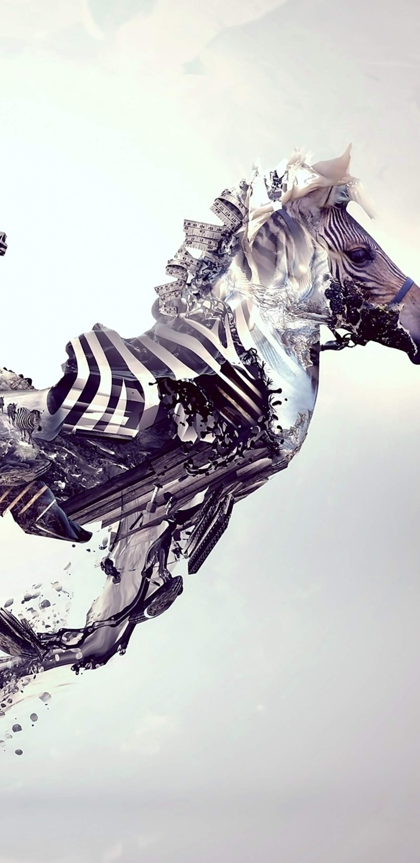 Abstract Art, Painting, Art, Artist, Horse. Wallpaper in 1440x2960 Resolution