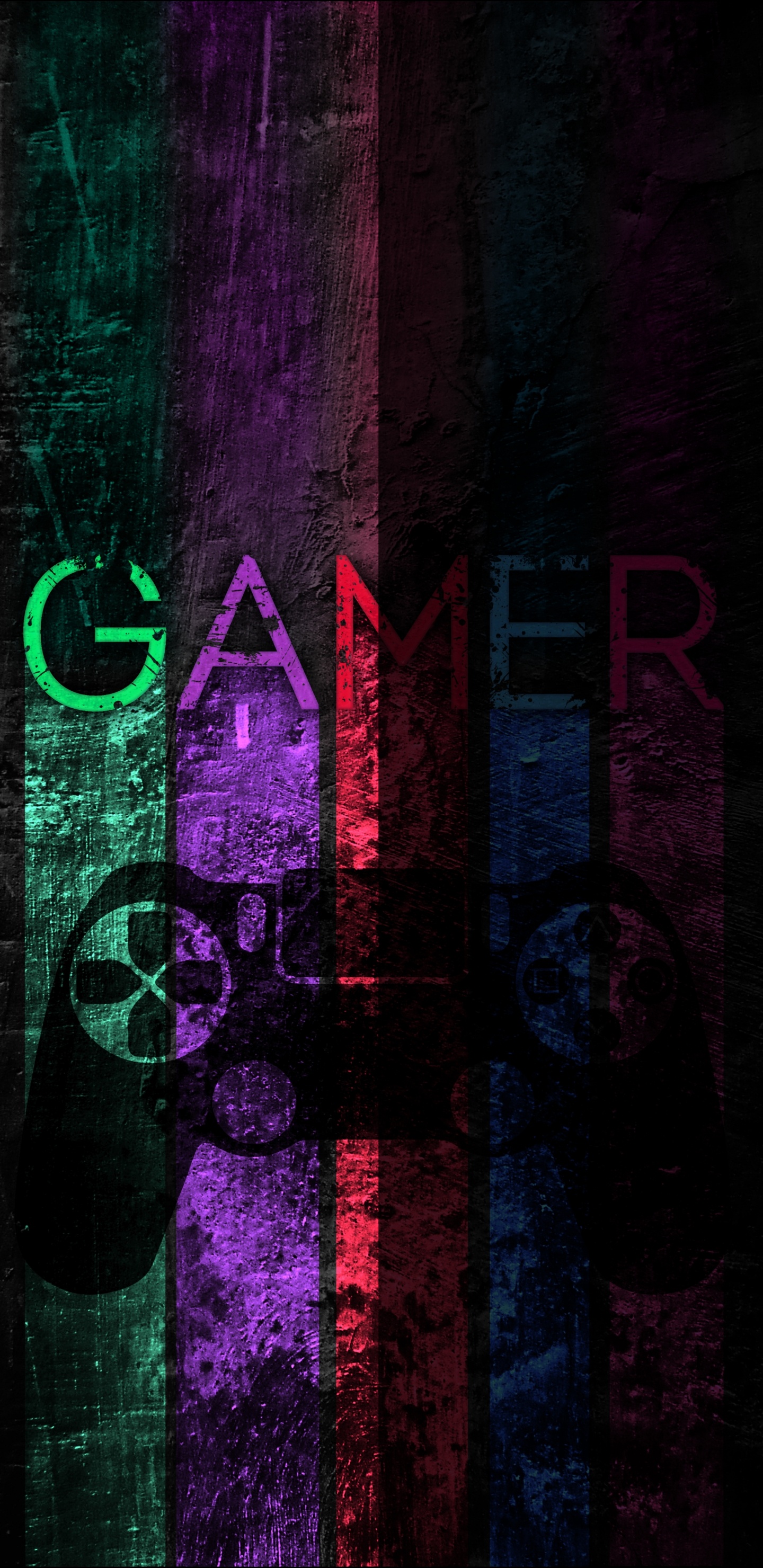 Gamer, Purple, Art, Violet, Rectangle. Wallpaper in 1440x2960 Resolution