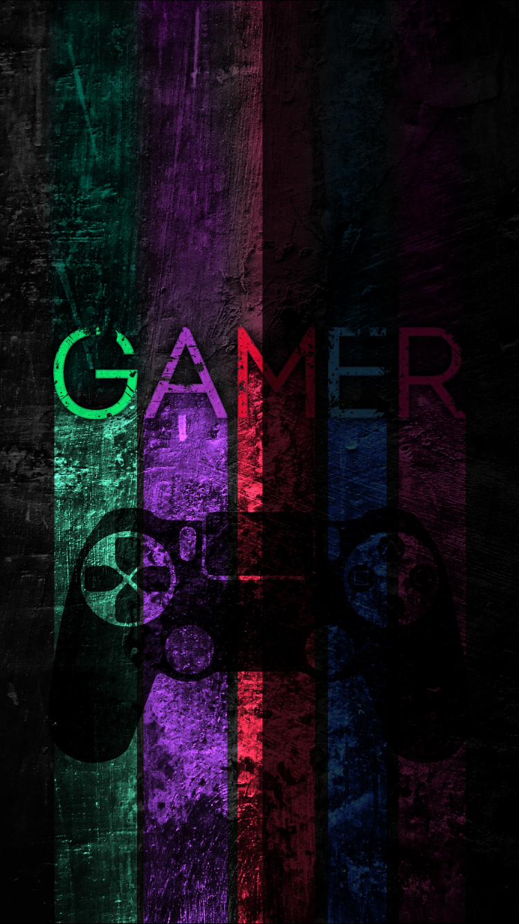 Gamer, Purple, Art, Violet, Rectangle. Wallpaper in 750x1334 Resolution