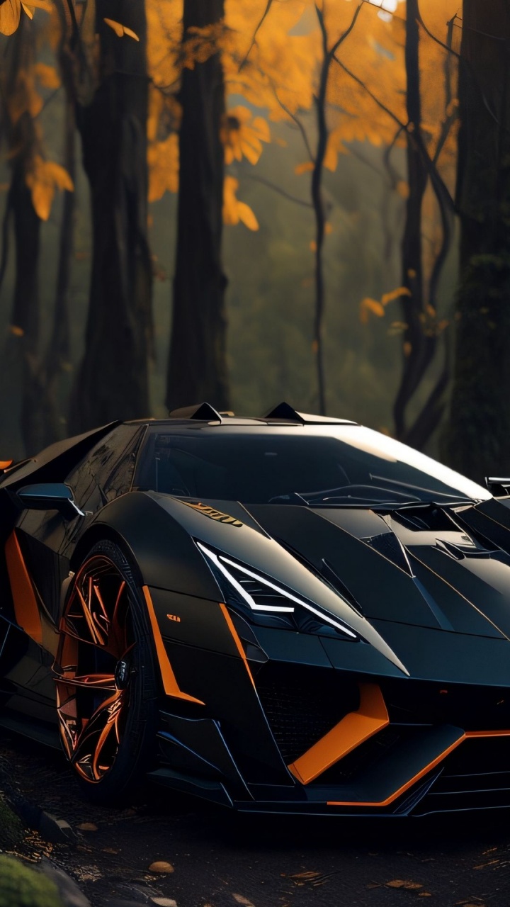 Reflection, Cars, Wheel, Tire, Hood. Wallpaper in 720x1280 Resolution