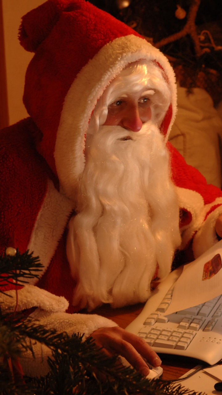 Santa Claus, Navidad, Evento, Tradición, Decoración de la Navidad. Wallpaper in 720x1280 Resolution