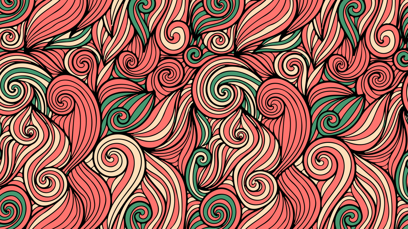 Patrón, Artes Visuales, Diseño, Geometría, Matemáticas. Wallpaper in 1366x768 Resolution