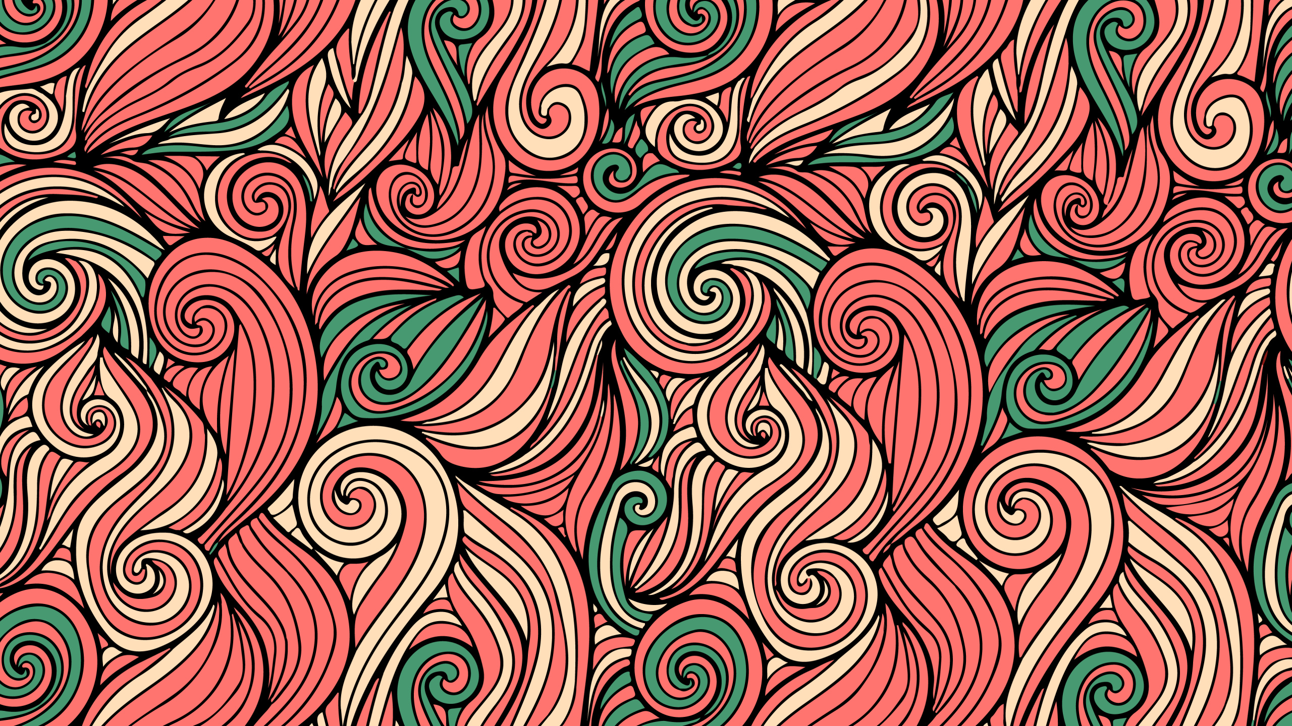 Pattern, Visual Arts, Design, Geometry, Mathematics. Wallpaper in 2560x1440 Resolution