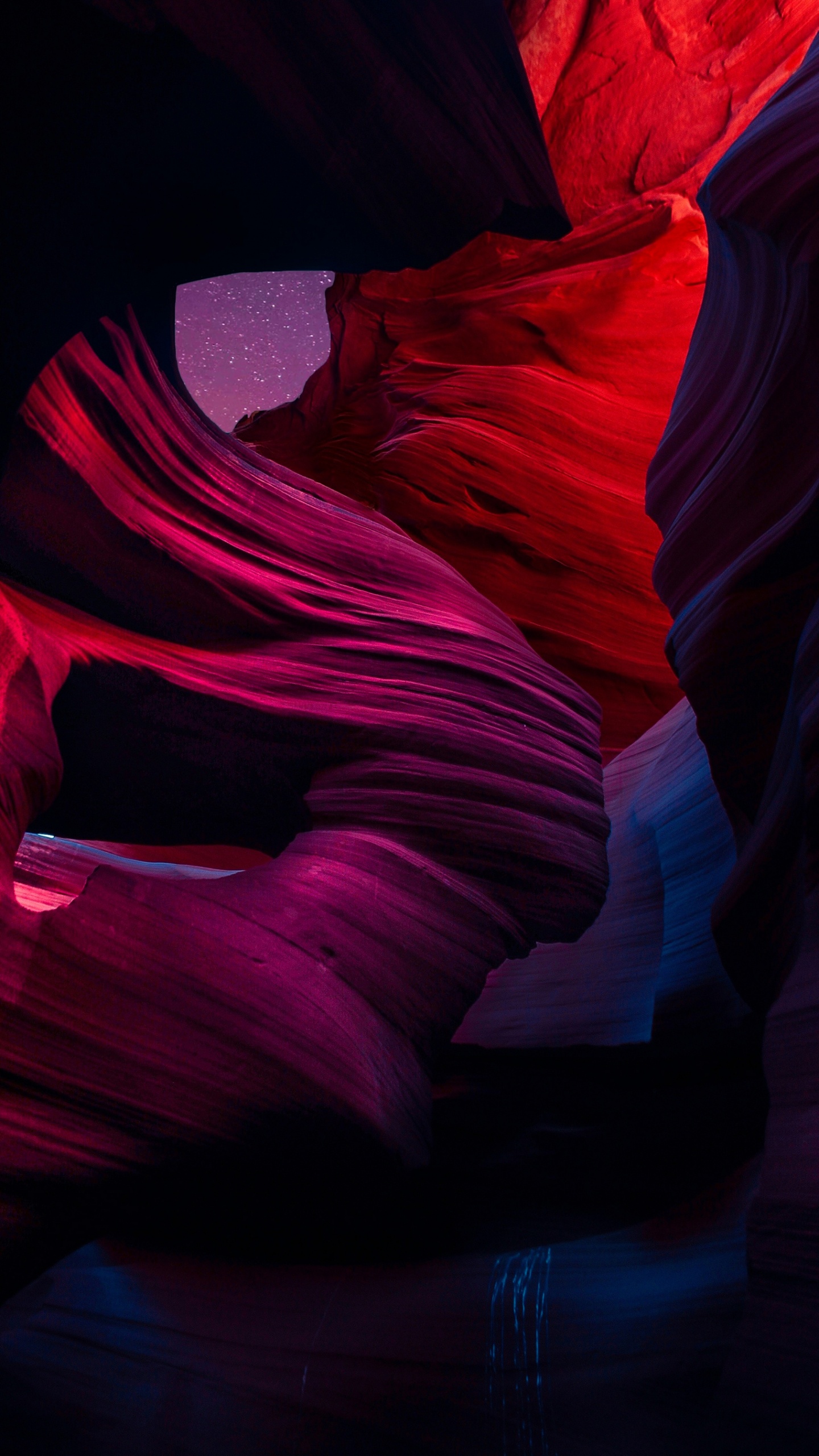 Antelope Canyon, Äpfeln, Blütenblatt, Purpur, Pink. Wallpaper in 1440x2560 Resolution