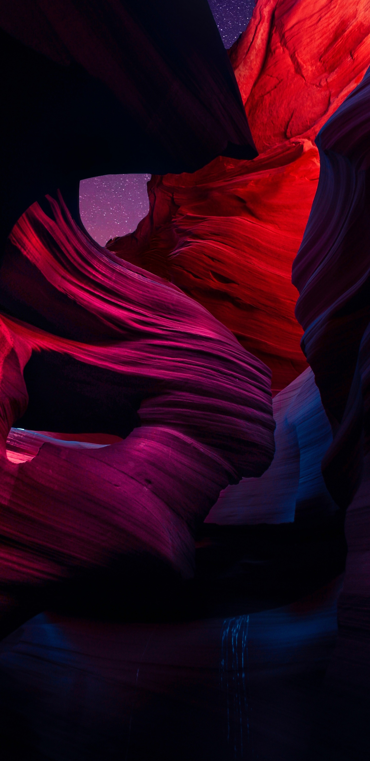 Antelope Canyon, Äpfeln, Blütenblatt, Purpur, Pink. Wallpaper in 1440x2960 Resolution