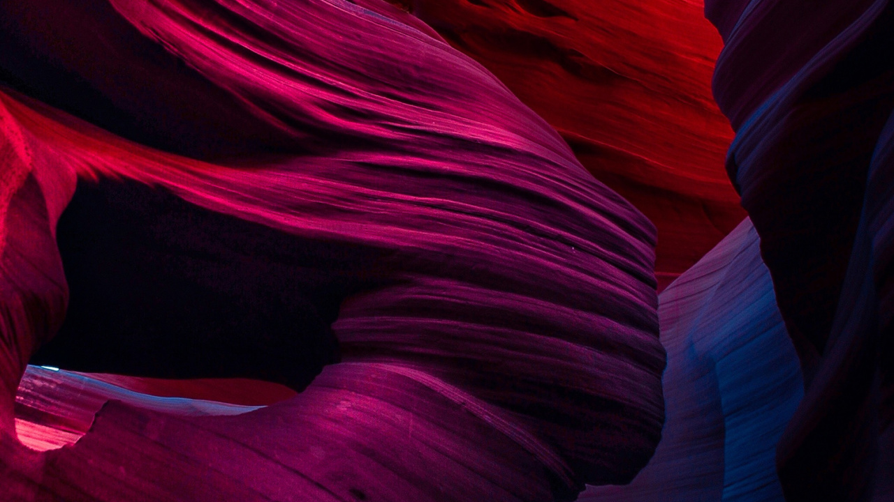 Antelope Canyon, Apple, Pétale, Purple, Pink. Wallpaper in 1280x720 Resolution