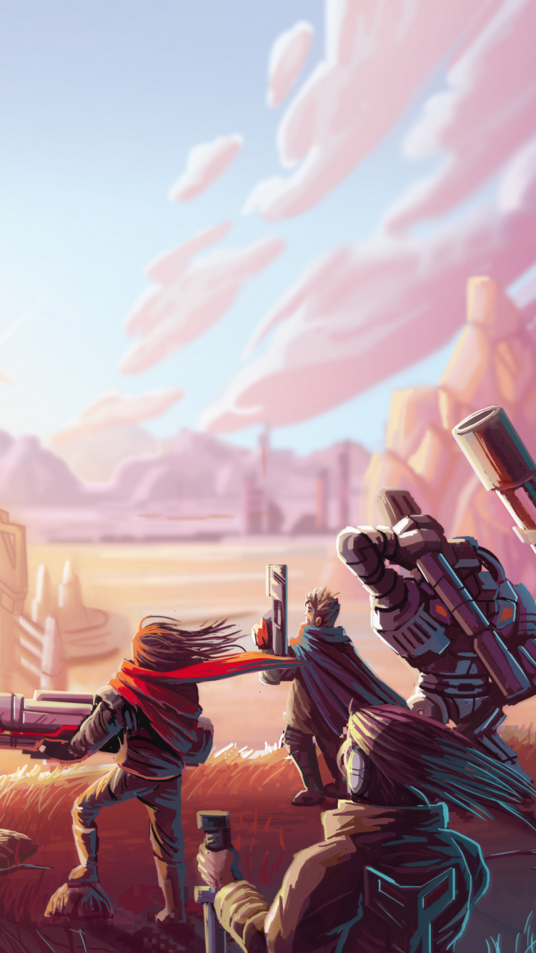 Renégats Étoiles, Jeu de Rôle Tactique, Jeu D'aventure, L'anime, Illustration. Wallpaper in 750x1334 Resolution