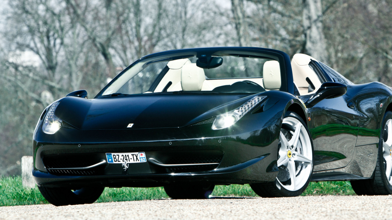 Black Porsche 911 on Road During Daytime. Wallpaper in 1280x720 Resolution